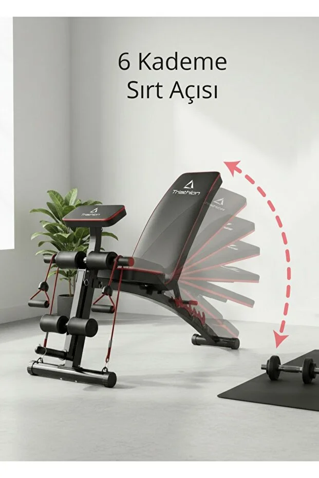  Katlanabilir Ayarlanabilir Mekik ve Ağırlık Sehpası